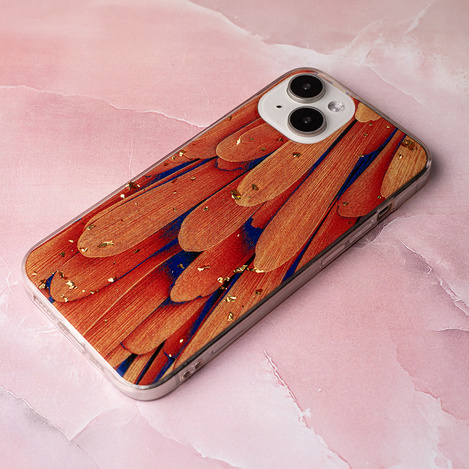 Nakładka Gold Glam do Samsung Galaxy A14 4G / A14 5G Orange