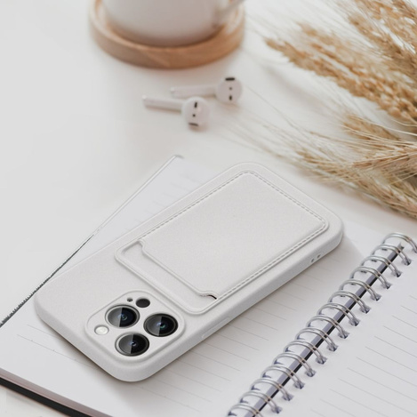 Futerał CARD CASE do IPHONE 7 / 8 / SE 2020 / SE 2022 biały