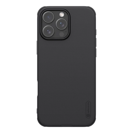 Nillkin Super Frosted Shield Pro Hülle für iPhone 16 Pro Max – Schwarz
