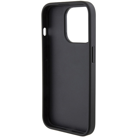 Karl Lagerfeld Quilted K Pattern case for iPhone 15 Pro - black