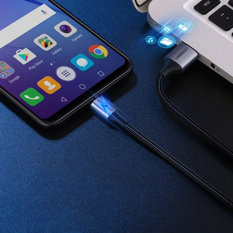 Ugreen kabel przewód USB - micro USB 2m szary (60148)