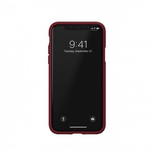 Original Case IPHONE X / XS Adidas OR Booklet Case Suede (33282) burgundy