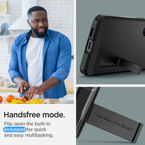 Spigen Tough Armor Hülle für Samsung Galaxy S24 – Schwarz