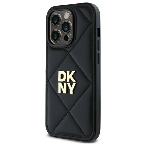 Original Case IPHONE 14 PRO MAX DKNY Quilted Stack Logo (DKHCP14XPQDSLK) black