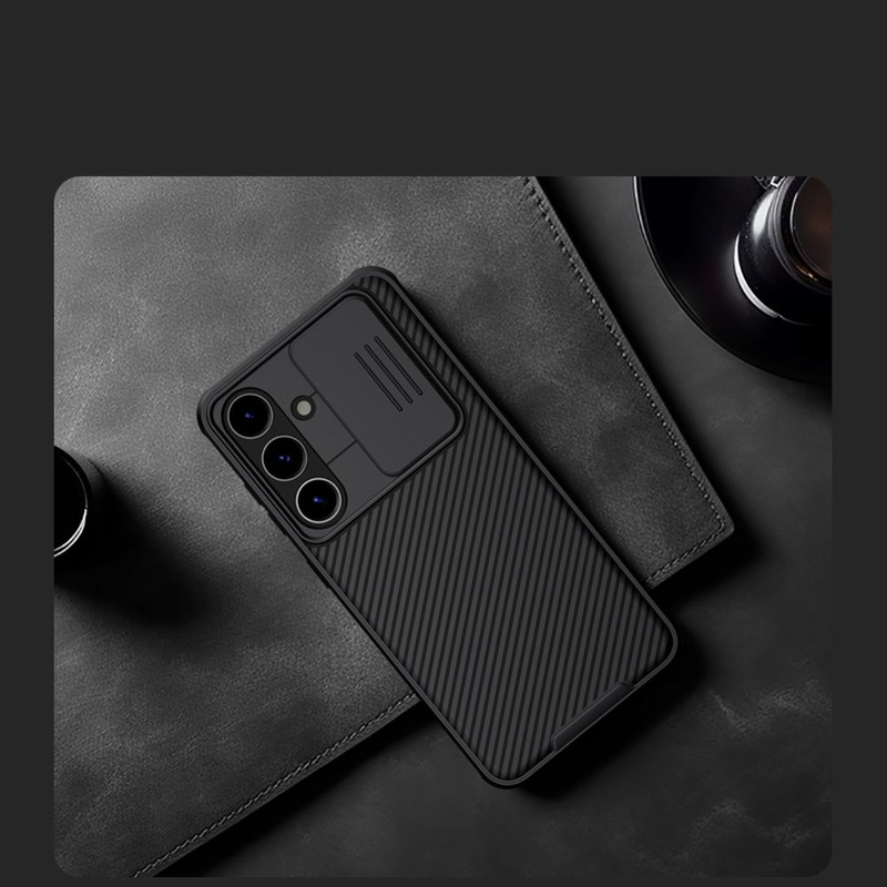 Nillkin CamShield Pro armored case with camera cover for Samsung Galaxy S24+ - black