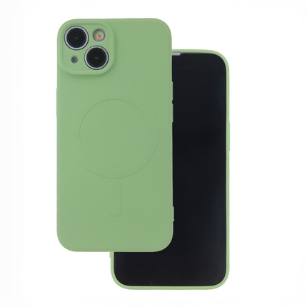 Nakładka Simple Color Mag do iPhone 16 6,1" jasnozielona