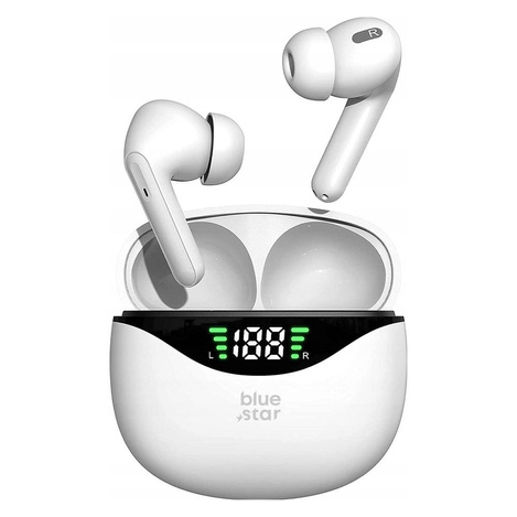 BLUE STAR słuchawki bezprzewodowe bluetooth TWS T60 białe