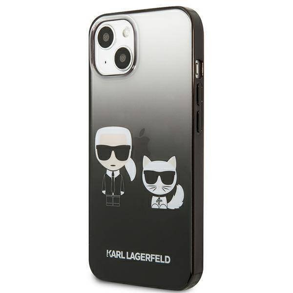 Karl Lagerfeld KLHCP13STGKCK iPhone 13 mini 5,4 &quot;hardcase black / black Gradient Ikonik Karl &amp; Choupette