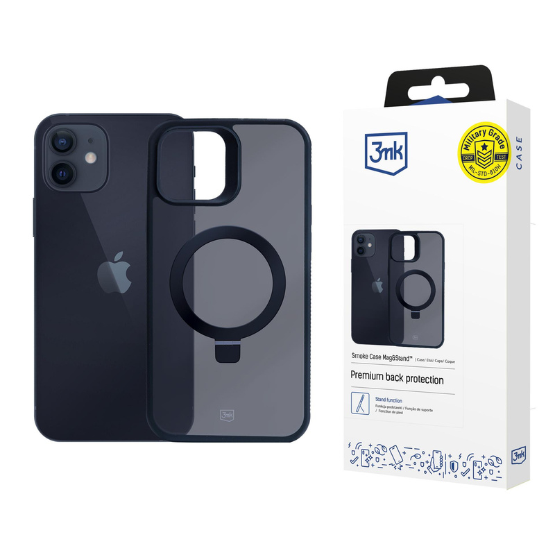 3MK Smoke Case iPhone 12/12 Pro Magsafe & Stand