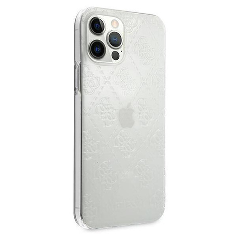 Guess GUHCP12L3D4GTR iPhone 12 Pro Max 6,7" transparent hardcase 4G 3D Pattern Collection
