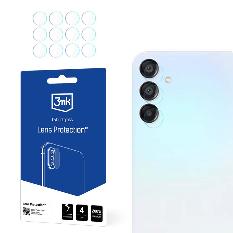 3MK Lens Protect Sam A15 5G Ochrona na obiektyw aparatu 4szt