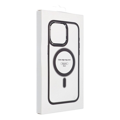 Futerał Color Edge Mag Cover kompatybilny z MagSafe do IPHONE 15 czarny