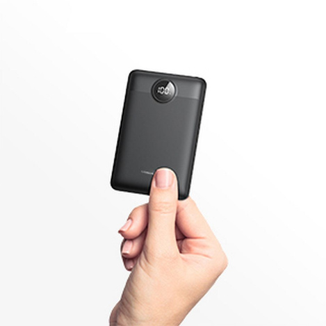 Bateria zewnętrzna (Powerbank) VEGER S11 - 10 000mAh LCD Quick Charge PD 22,5W czarny (W1140)