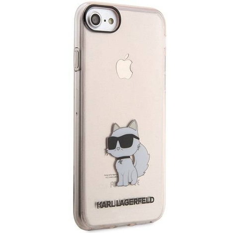 Karl Lagerfeld nakładka do iPhone 7 / 8 / SE KLHCI8HNCHTCP różowa hardcase IML NFT Choupette