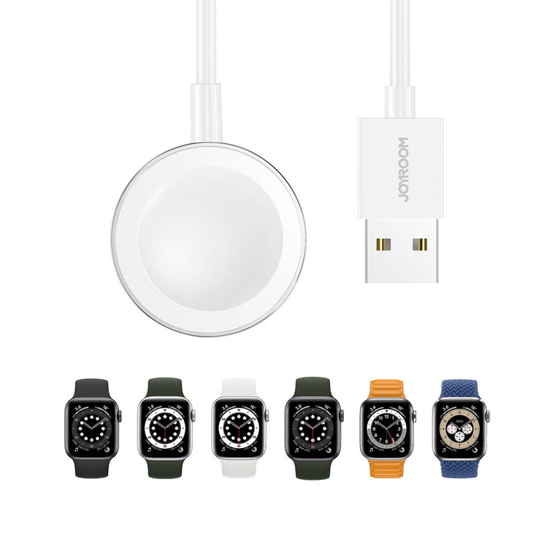 Joyroom S-IW001S induktives Ladegerät für Apple Watch mit USB-Kabel 1,2 m weiß