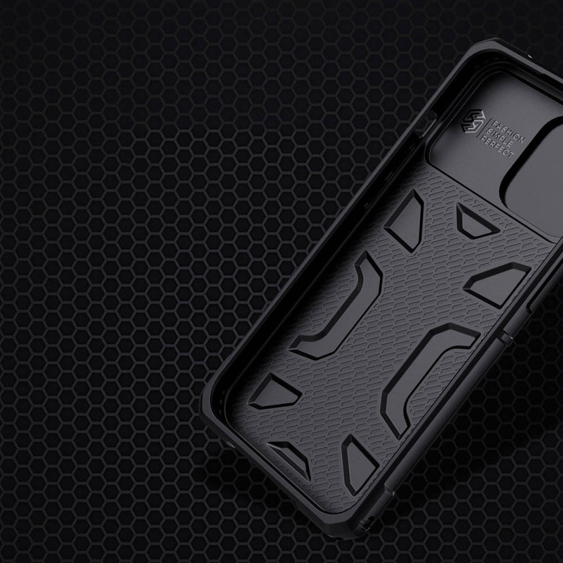 Nillkin Adventruer Case etui do iPhone 13 Pro pancerny pokrowiec z osłoną na aparat czarny