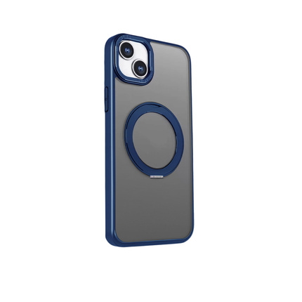 Nakładka Mag Ring Rotating do iPhone 15 Pro 6,1" granatowy