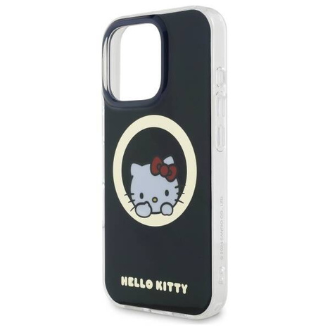 Original Case IPHONE 16 PRO MAX Hello Kitty Hardcase IML Sweet Kitty MagSafe (HKHMP16XHSWKK) black