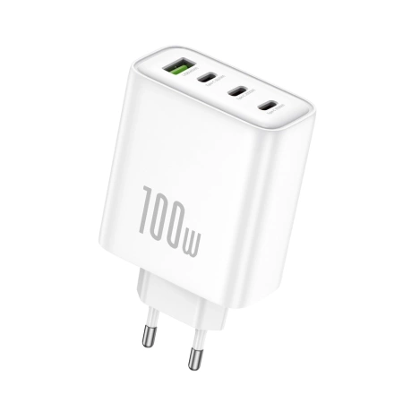 FONENG Netz-Ladegerät GaN40 GaN PD 100W 3xUSB-C + 1xUSB QC3.0 weiss