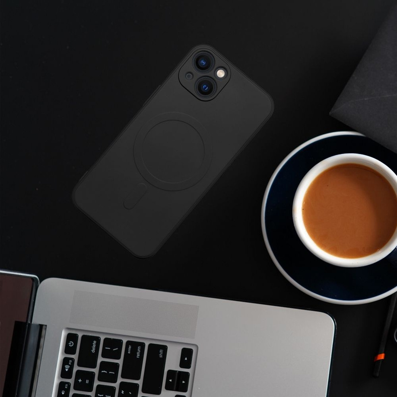 Etui do iPhone 14 Pro Max czarne MagSafe + Szkło