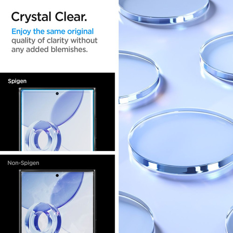 Spigen Glas.tR EZ Fit gehärtetes Glas für Samsung Galaxy S24 Ultra - 2 Stk.