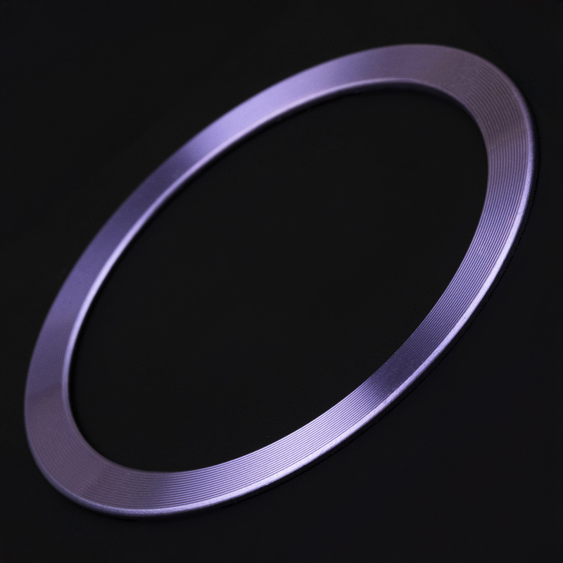 Metal Ring (2szt.) jasnofioletowy