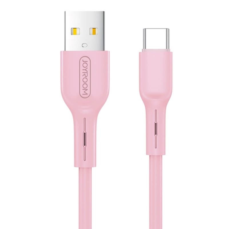 JOYROOM KABEL COLORFUL MICRO 1M RÓŻOWY, S-M357S