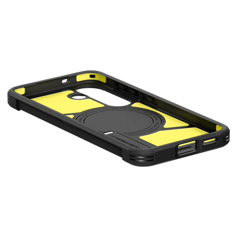 Spigen nakładka Tough Armor MagSafe do Samsung Galaxy S25+ Zielona Otchłań