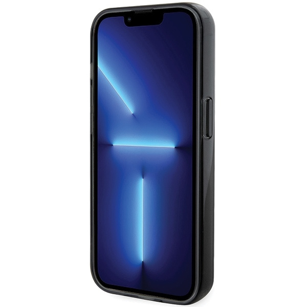 Etui Karl Lagerfeld Ring Stand Karl&Choupettte MagSafe do iPhone 13 Pro - czarne