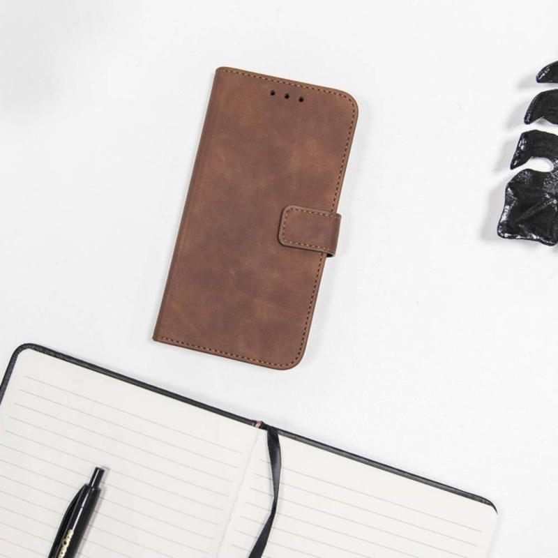 Etui Smart Velvet do Xiaomi Redmi 9C brązowy