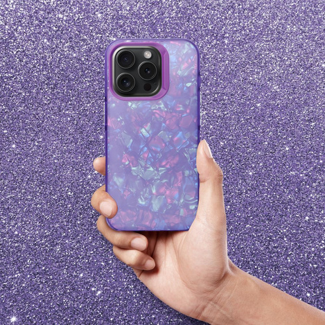 Futerał TUTTI FRUTTI do IPHONE 16 PLUS fioletowy