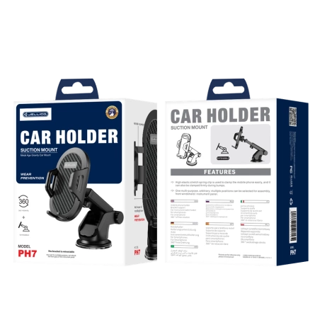 JELLICO car holder gravity PH7 Black