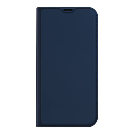 Etui IPHONE 13 PRO z klapką Dux Ducis skórzane Skin Leather granatowe
