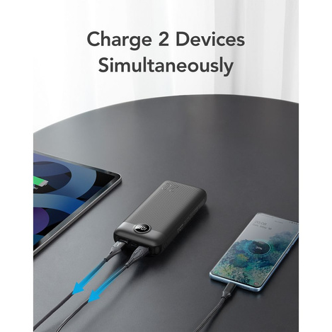 Bateria zewnętrzna (Powerbank) VEGER L20S - 20 000mAh LCD Quick Charge PD 20W biały (VP2039PD  / W2039PD )