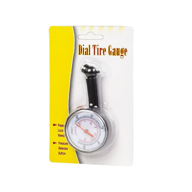 Miernik ciśnienia w oponach samochodowych czarny