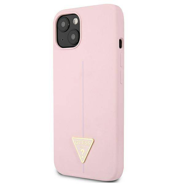 Guess GUHCP13SSLTGU iPhone 13 mini 5.4 &quot;lila / lila Hardcase Silikondreieck