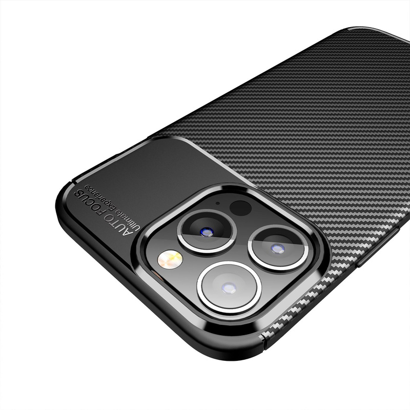 Futerał CARBON PREMIUM do IPHONE 14 Pro czarny