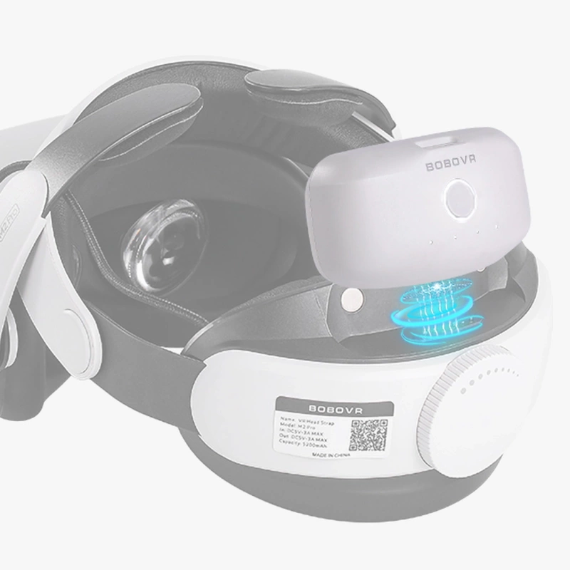 BoboVR B2 external battery for BoboVR M1 / M2 / M3 wristbands 5200mAh - white