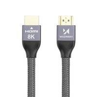 Wozinsky cable HDMI 2.1 8K 60 Hz 48 Gbps / 4K 120 Hz / 2K 144 Hz 1m silver (WHDMI-10)