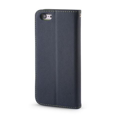Etui Smart Fancy do Motorola Moto E22 granatowo-zielony