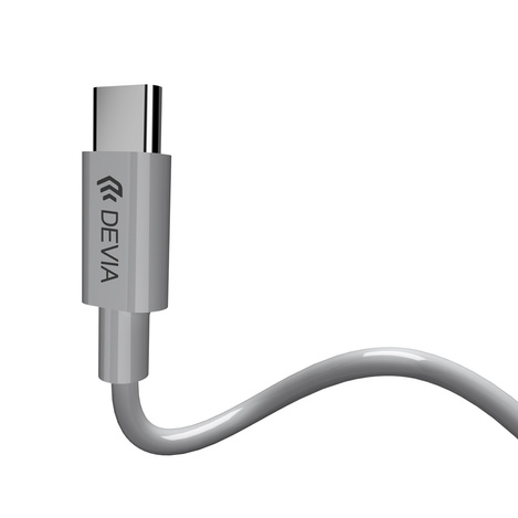 Devia adapter przejściówka Smart USB-C - USB-C (port) + USB-C (port) biały