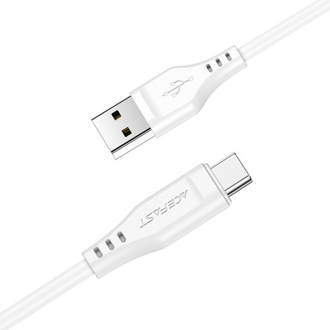 Acefast USB-Kabel - USB Typ C 1,2 m, 3 A weiß (C3-04 weiß)