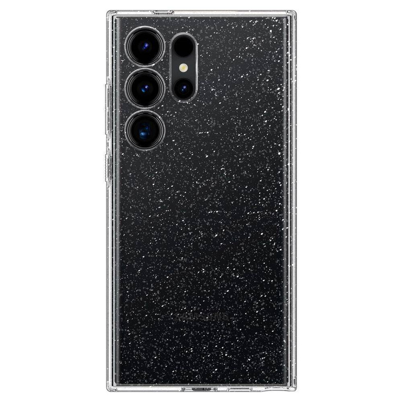 Spigen Liquid Crystal Hülle für Samsung Galaxy S24 Ultra – transparent und glitzernd