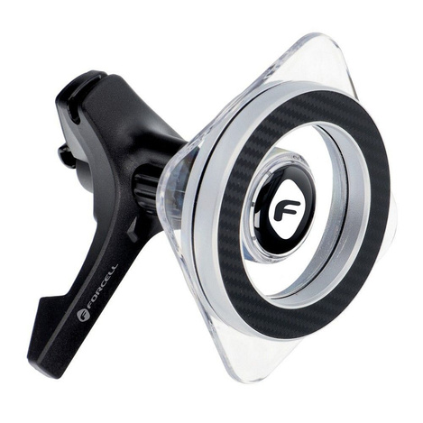 FORCELL F-Grip MagPro uchwyt samochodowy do kratki wlotu kompatybilny z MagSafe czarny