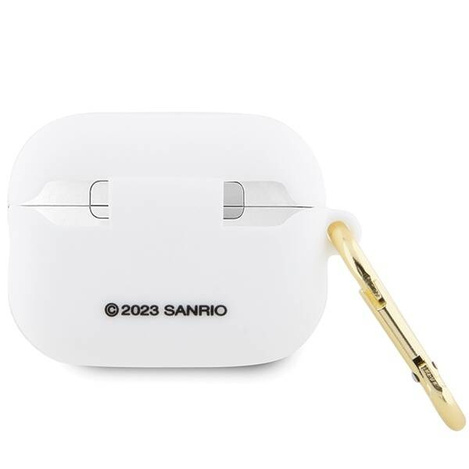 Hello Kitty Silikon 3D Kitty Head Hülle für AirPods Pro 2 (2022/2023) – weiß