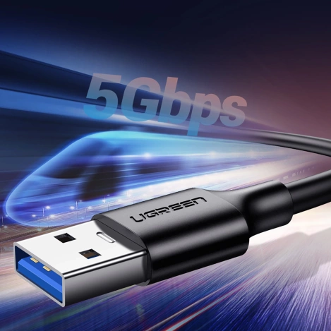 Ugreen kabel przewód USB 3.0 - USB Typ C 2m 3A czarny (20884)