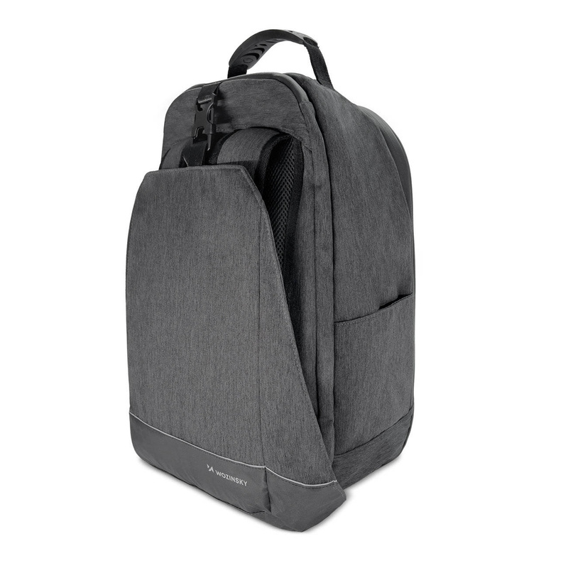 Wozinsky bicycle trunk bag backpack 2in1 40l black (WBB33BK)