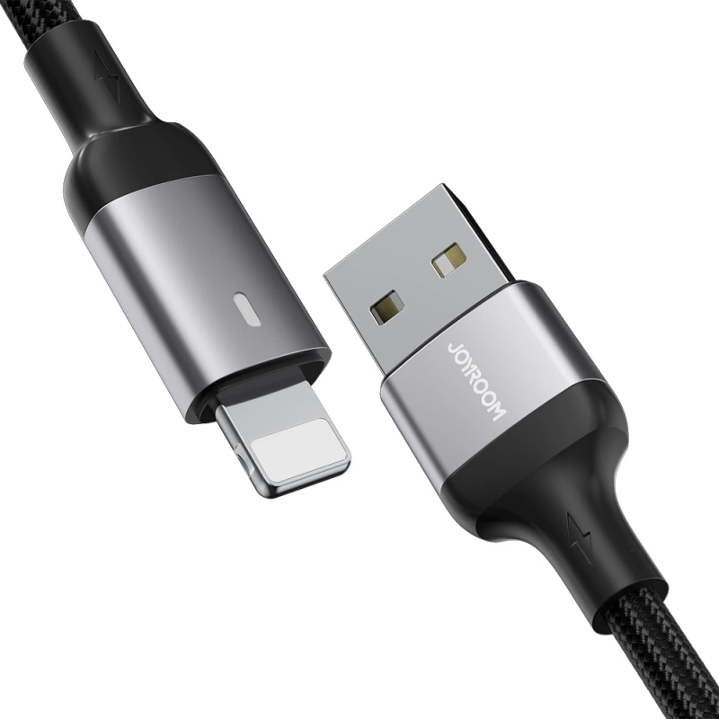 Joyroom kabel USB - Lightning 2.4A A10 Series 3 m czarny (S-UL012A10)