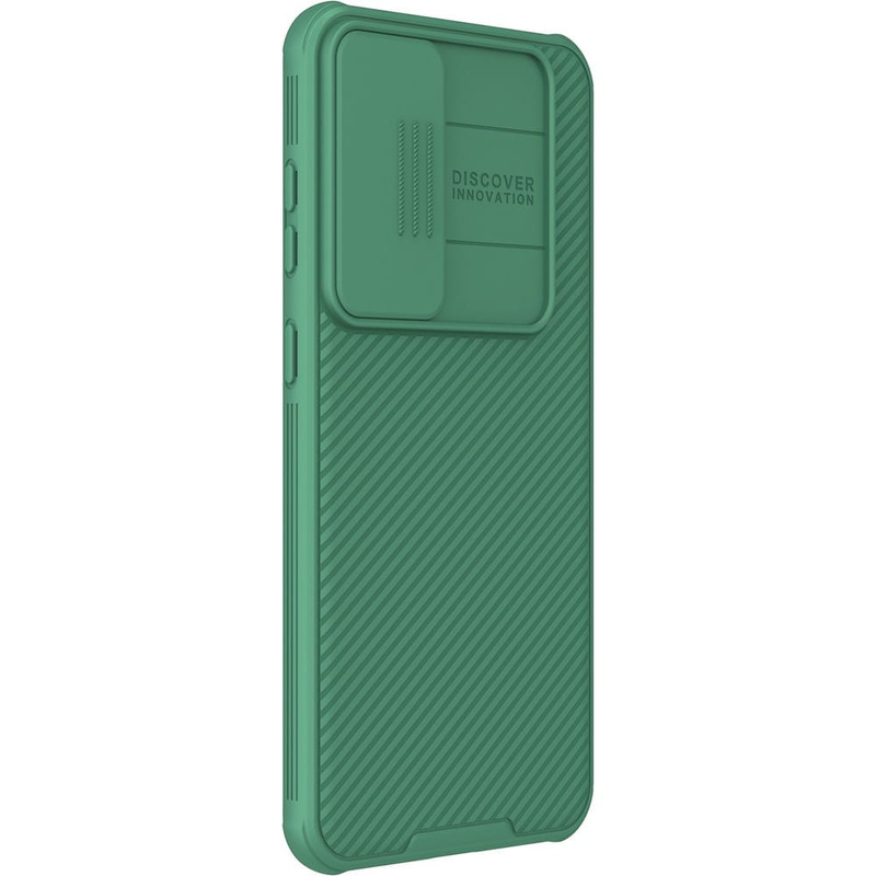 Nillkin CamShield Pro armored case with camera cover for Samsung Galaxy S24 - green