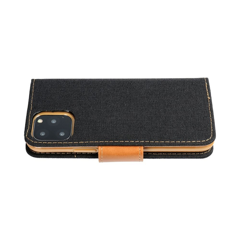Kabura CANVAS Book do IPHONE 16 Plus czarny